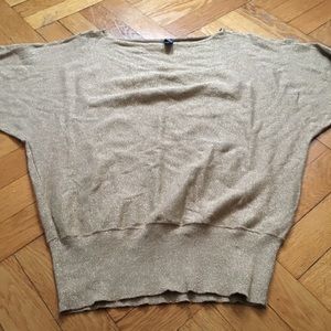 Gold sparkly sweater American living